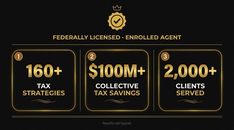 Custom graphic: tax savings scorecard