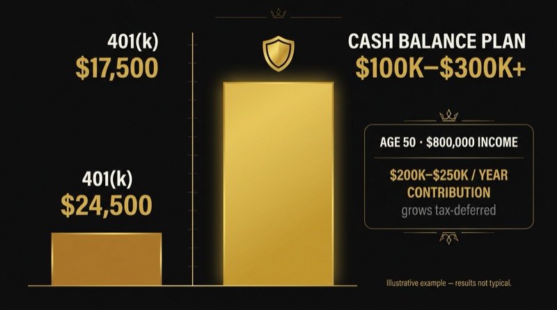 Custom graphic: financial bar comparison chart